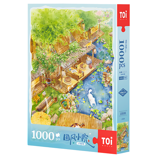Chinese Aesthetic Series – Whispers of Lotus Rain | TOI | 1000 Piece Puzzle | Jigsaw Puzzle - Mystery Matrix