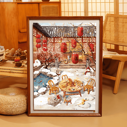 Chinese Aesthetic Series – Winter Plum Serenity | TOI | 1000 Piece Puzzle | Jigsaw Puzzle - Mystery Matrix