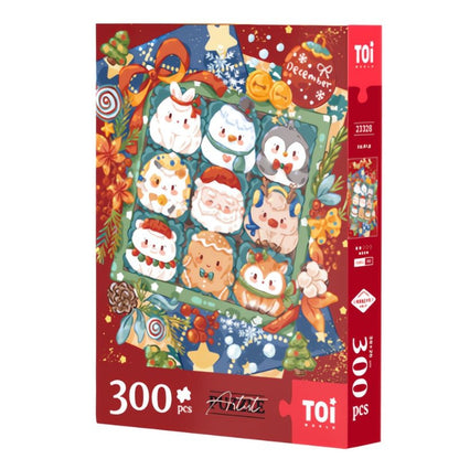 Christmas Cute Gift Box | TOI | 300 Piece Puzzle | Jigsaw Puzzle - Mystery Matrix