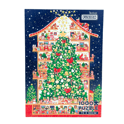 Christmas House | Botop | 1000 Piece Puzzle | Jigsaw Puzzle - Mystery Matrix