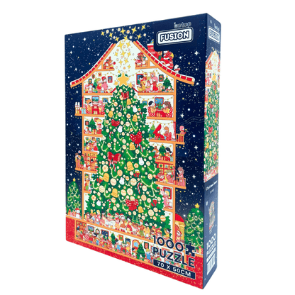 Christmas House | Botop | 1000 Piece Puzzle | Jigsaw Puzzle - Mystery Matrix