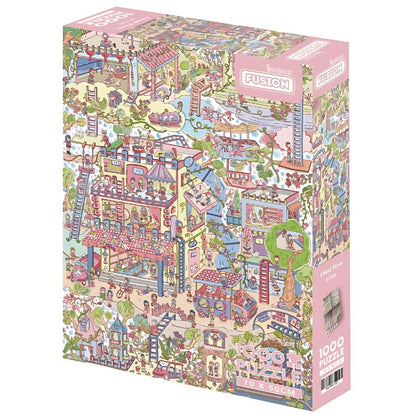 Cloud Town | Botop | 1000 Piece Puzzle | Jigsaw Puzzle - Mystery Matrix