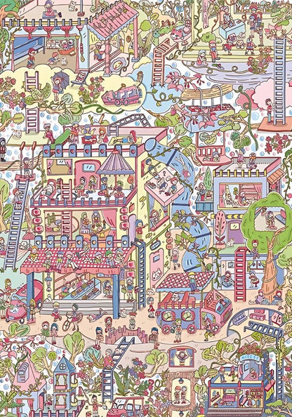 Cloud Town | Botop | 1000 Piece Puzzle | Jigsaw Puzzle - Mystery Matrix