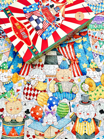 Colourful Circus | Kessing | 1000 Piece Puzzle | Jigsaw Puzzle - Mystery Matrix