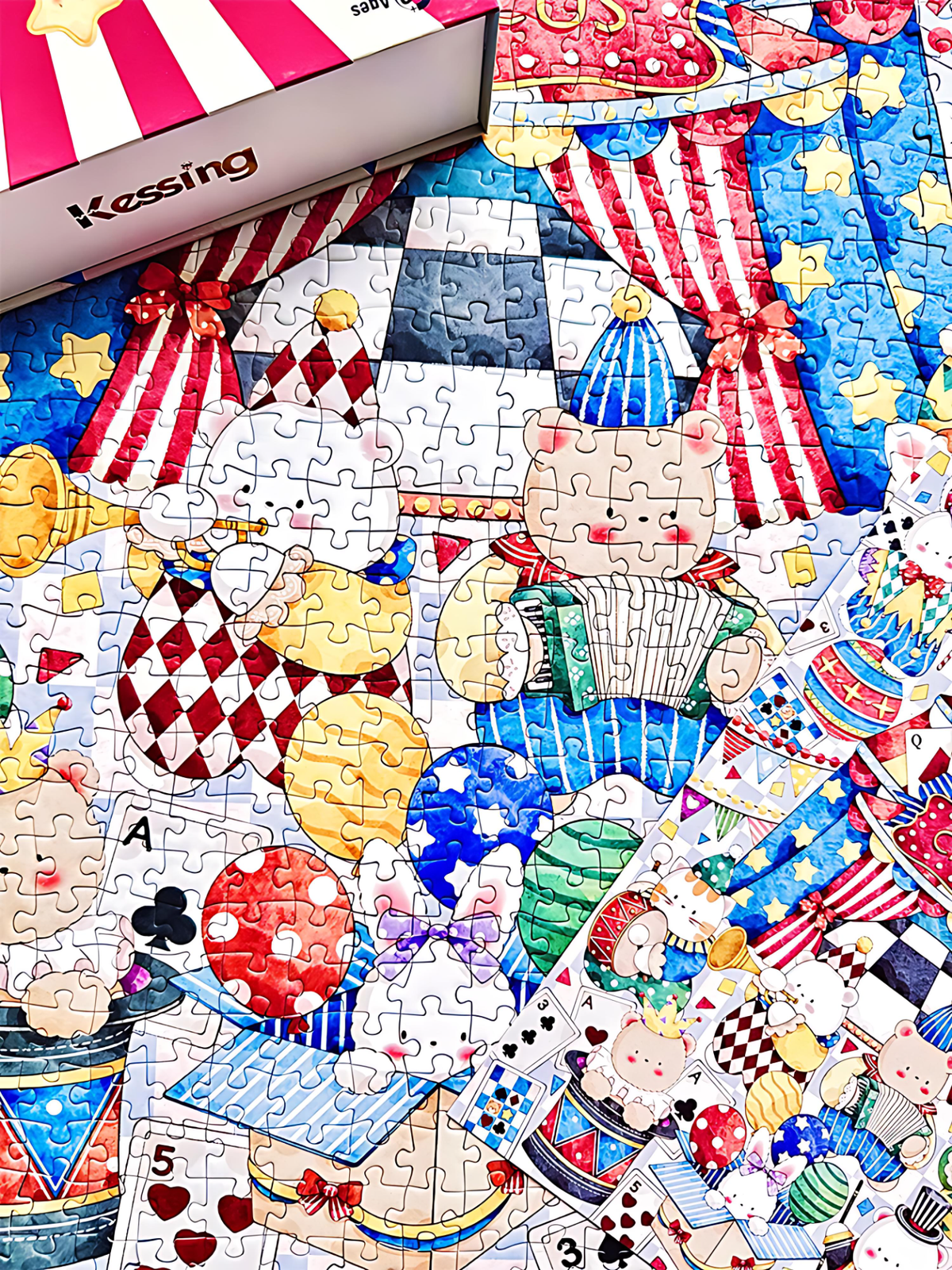 Colourful Circus | Kessing | 1000 Piece Puzzle | Jigsaw Puzzle - Mystery Matrix