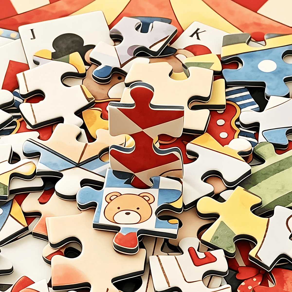 Colourful Circus | Kessing | 1000 Piece Puzzle | Jigsaw Puzzle - Mystery Matrix