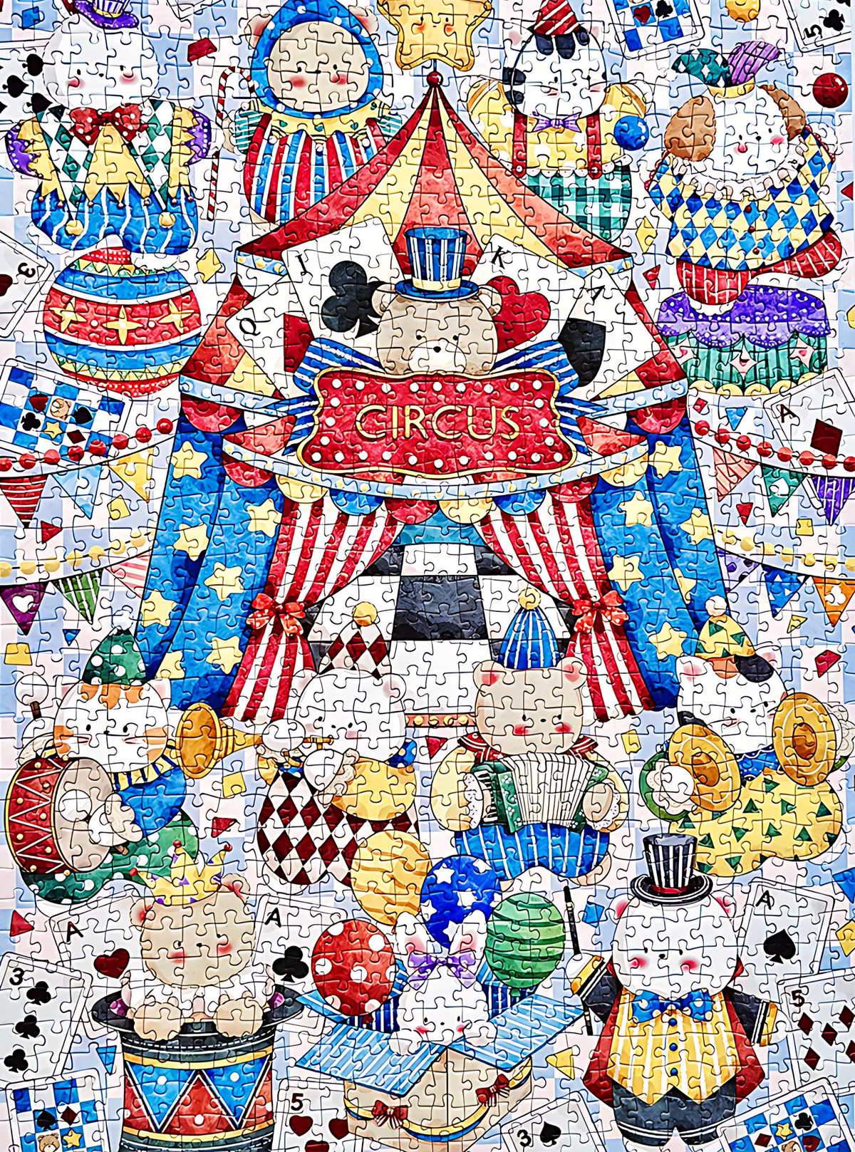 Colourful Circus | Kessing | 1000 Piece Puzzle | Jigsaw Puzzle - Mystery Matrix