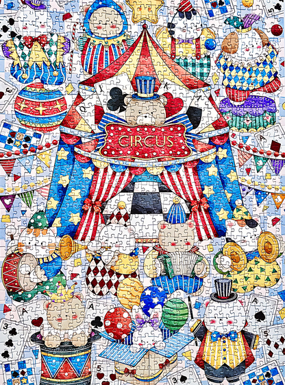 Colourful Circus | Kessing | 1000 Piece Puzzle | Jigsaw Puzzle - Mystery Matrix