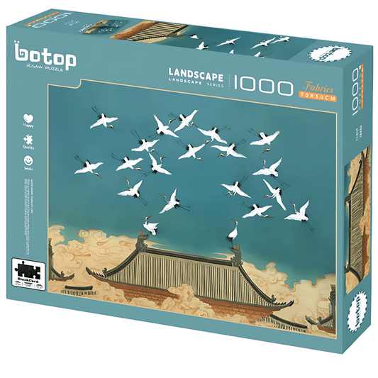 Crane | Botop Blackcard | 1000 Piece Puzzle | Jigsaw Puzzle - Mystery Matrix