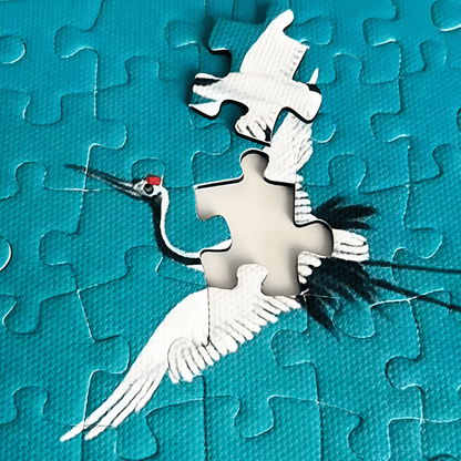 Crane | Botop Blackcard | 1000 Piece Puzzle | Jigsaw Puzzle - Mystery Matrix