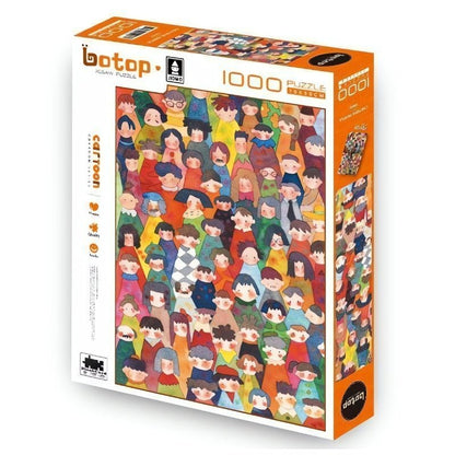 Crayons People | Botop | 1000 Piece Puzzle | Jigsaw Puzzle - Mystery Matrix