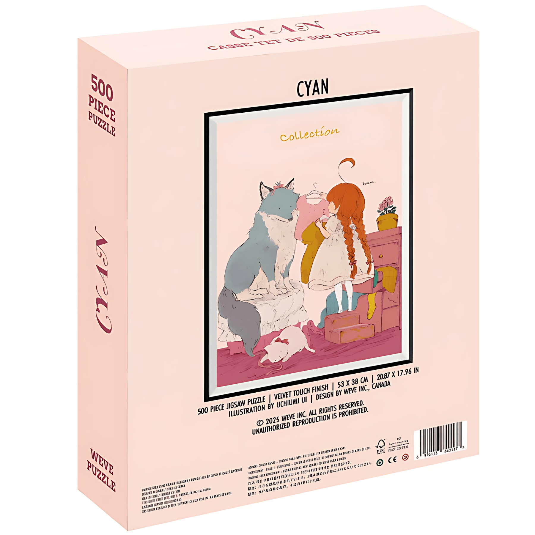CYAN | WEVE | 500 Piece Puzzle | Jigsaw Puzzle - Mystery Matrix