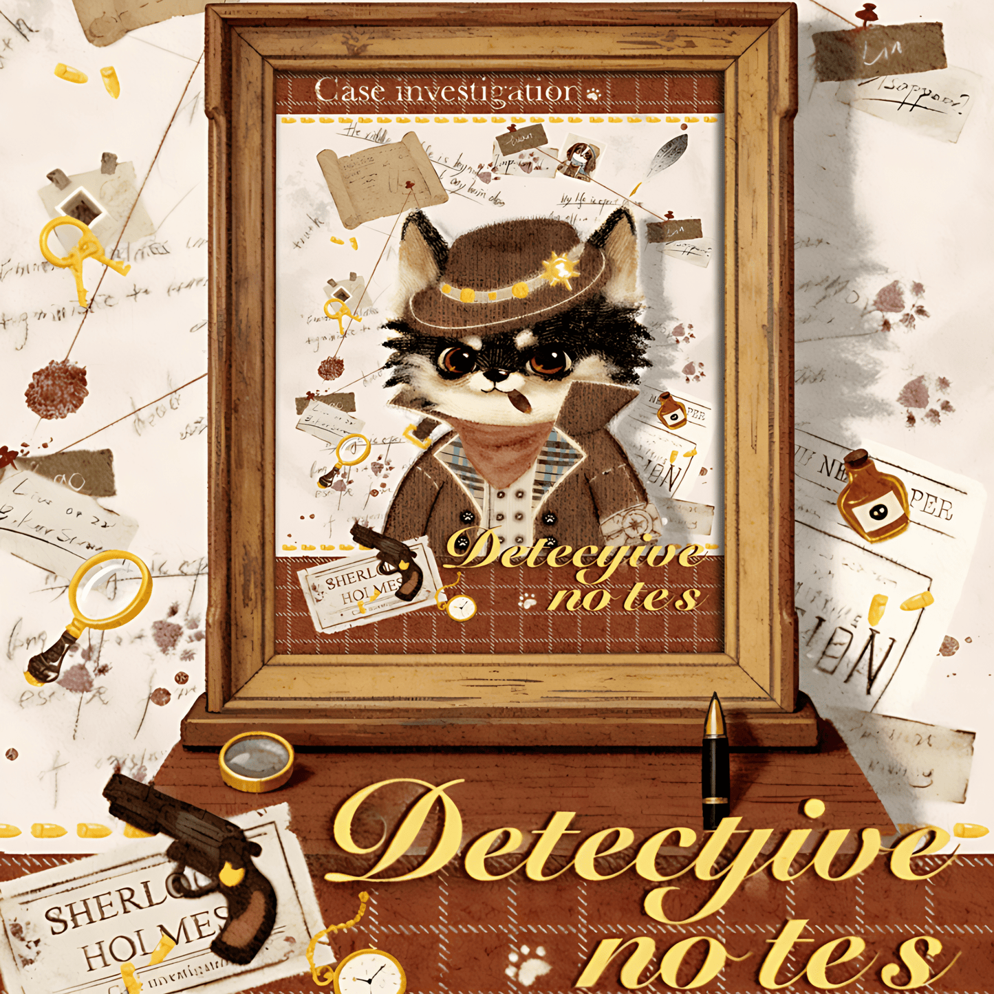 Detective Puppy Series - Informant Ah Fei | TKX | 130 Piece Mini Puzzle | Jigsaw Puzzle - Mystery Matrix