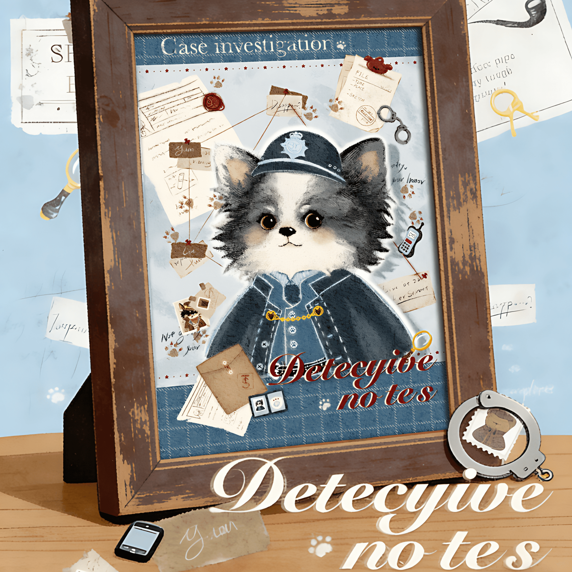Detective Puppy Series - Officer Bao | TKX | 130 Piece Mini Puzzle | Jigsaw Puzzle - Mystery Matrix