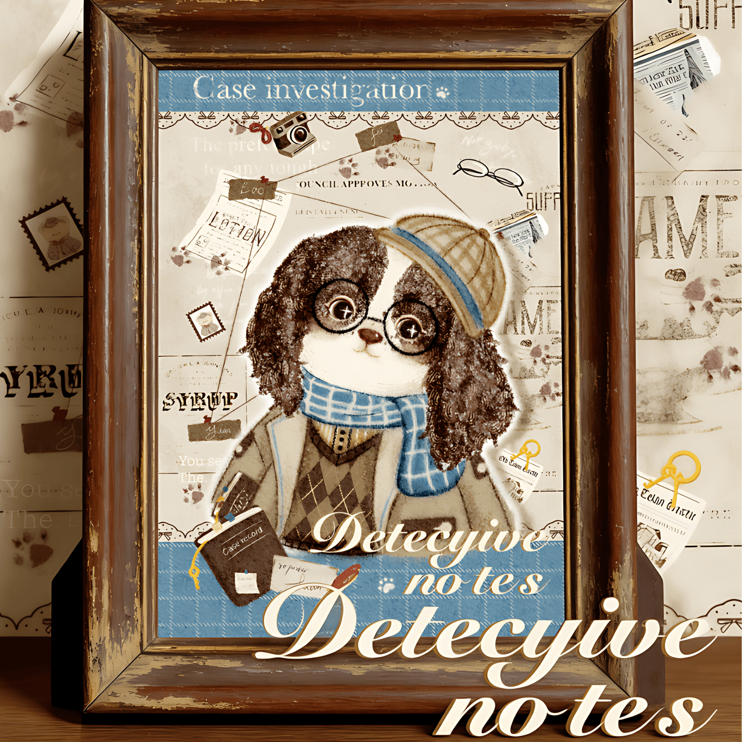 Detective Puppy Series - Reporter Corps | TKX | 130 Piece Mini Puzzle | Jigsaw Puzzle - Mystery Matrix
