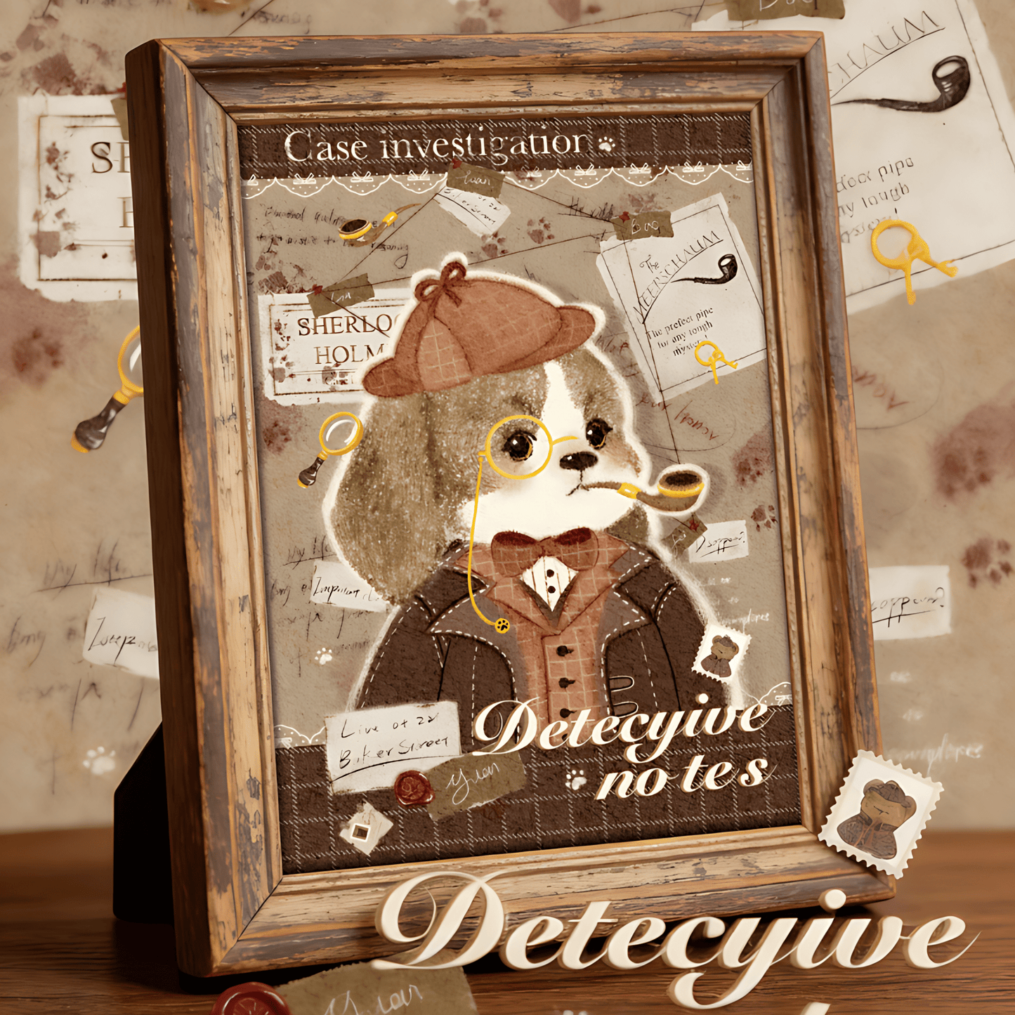 Detective Puppy Series - Sherlock Hound | TKX | 130 Piece Mini Puzzle | Jigsaw Puzzle - Mystery Matrix