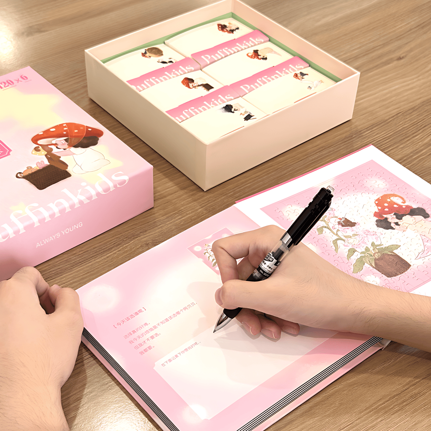 Diary Storybook | Puffinkids | 6 in 1 Mini Puzzle Book Set | Jigsaw Puzzle - Mystery Matrix