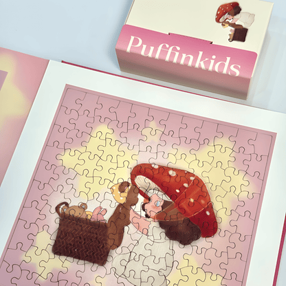 Diary Storybook | Puffinkids | 6 in 1 Mini Puzzle Book Set | Jigsaw Puzzle - Mystery Matrix
