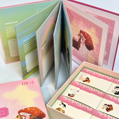 Diary Storybook | Puffinkids | 6 in 1 Mini Puzzle Book Set | Jigsaw Puzzle - Mystery Matrix