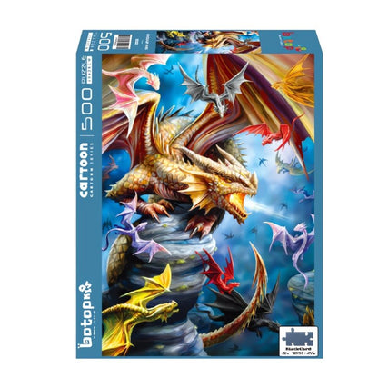 Dinosaur Wars | Botop | 500 Piece Puzzle | Jigsaw Puzzle - Mystery Matrix