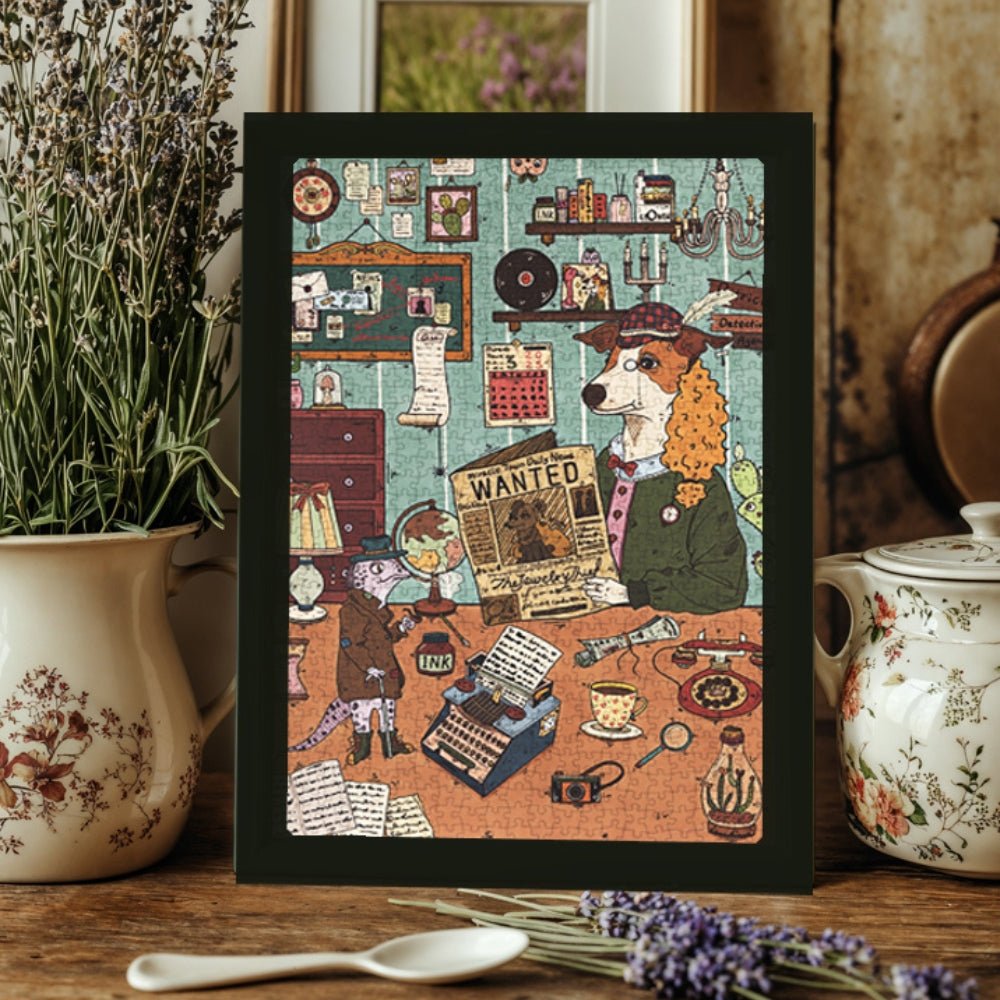 Dog Detective | Botop | 500 Piece Puzzle | Jigsaw Puzzle - Mystery Matrix