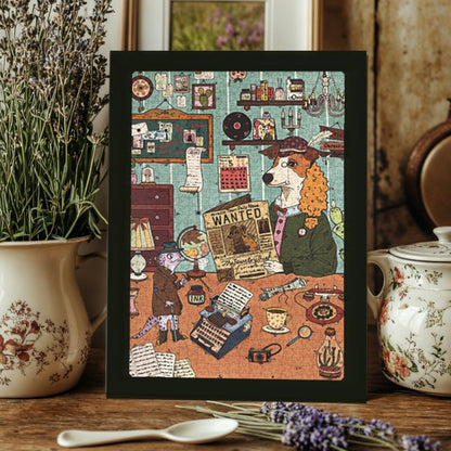 Dog Detective | Botop | 500 Piece Puzzle | Jigsaw Puzzle - Mystery Matrix