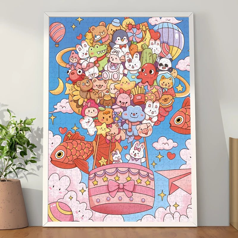 Doll Balloon | Gill & Lill | 1000 Piece Puzzle | Jigsaw Puzzle - Mystery Matrix