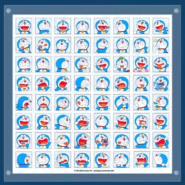 Doraemon - Profile | Botop | Mini Puzzle | Puzzle with Frame - Mystery Matrix