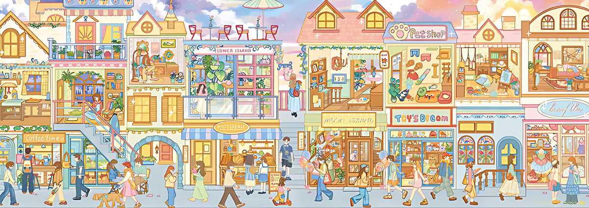 Dream City | TOI | 1000 Piece Puzzle | Jigsaw Puzzle - Mystery Matrix