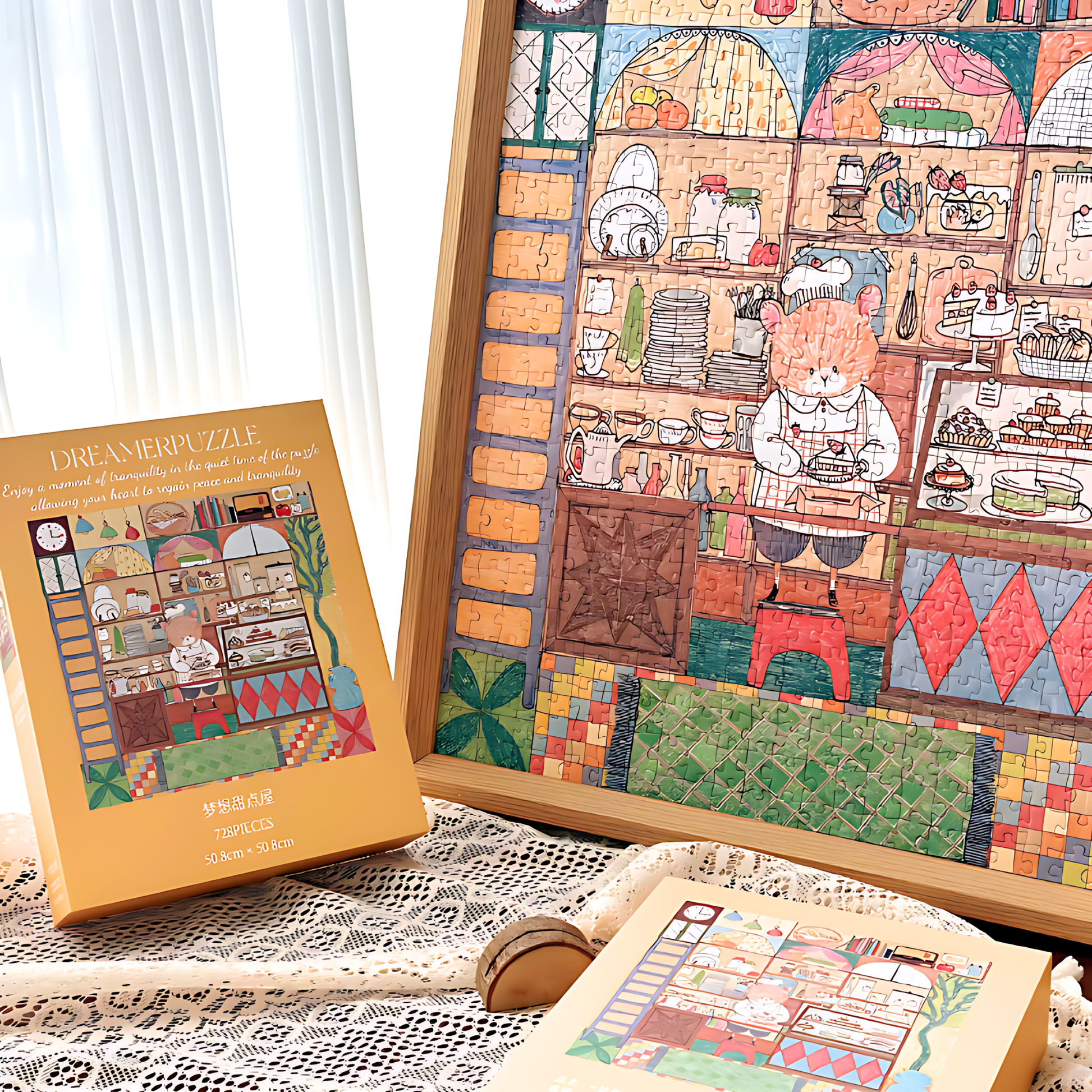 Dream Dessert Shop | Dreamer Puzzle | 728 Piece Puzzle | Jigsaw Puzzle - Mystery Matrix