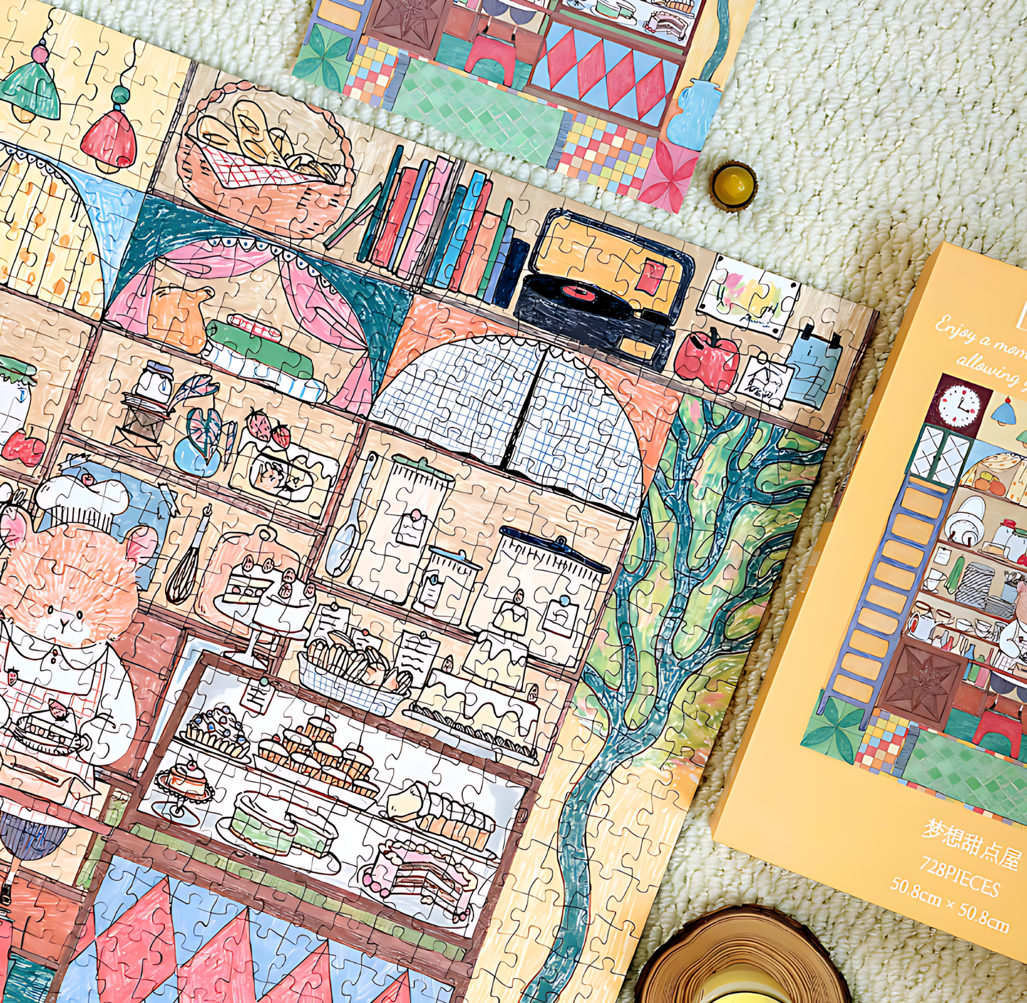Dream Dessert Shop | Dreamer Puzzle | 728 Piece Puzzle | Jigsaw Puzzle - Mystery Matrix