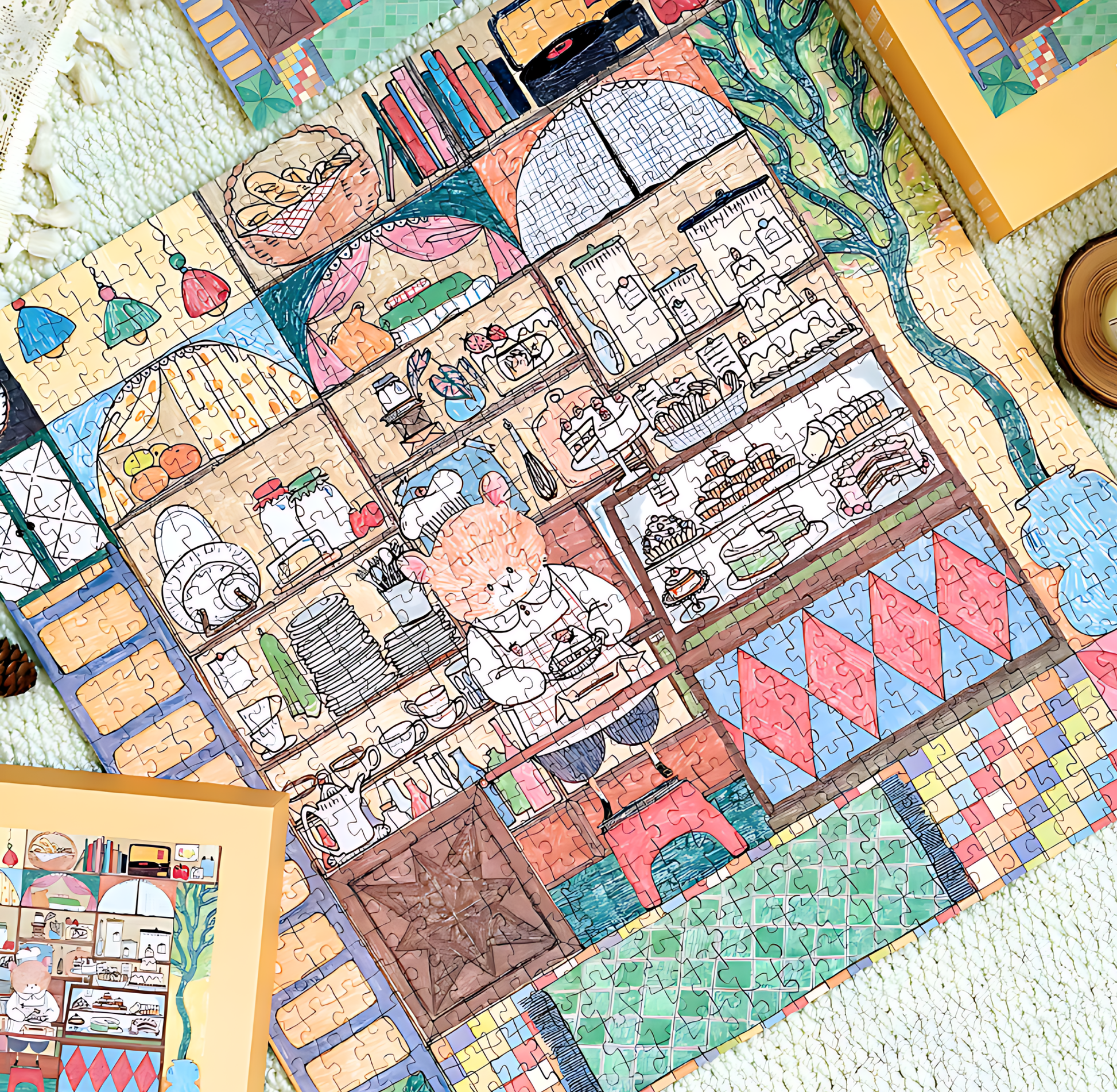 Dream Dessert Shop | Dreamer Puzzle | 728 Piece Puzzle | Jigsaw Puzzle - Mystery Matrix
