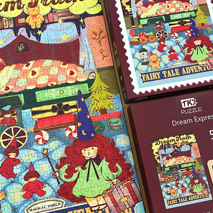 Dream Express | TKX | 500 Piece Puzzle | Jigsaw Puzzle - Mystery Matrix