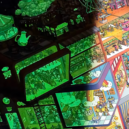 Dream Tower (Glow - in - the - Dark) | TOI | 1000 Puzzle | 1024 Jigsaw Puzzle - Mystery Matrix
