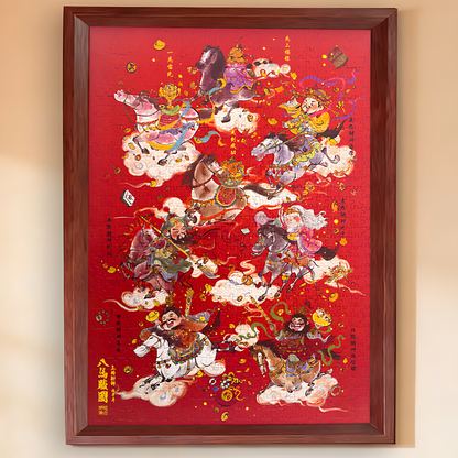 Eight Noble Steeds | TKX | 1000 Piece Puzzle | Jigsaw Puzzle - Mystery Matrix