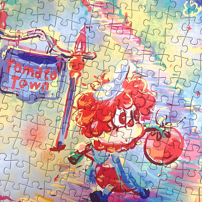 Escape from Tomato Town | TKX | 500 Piece Puzzle | Jigsaw Puzzle - Mystery Matrix