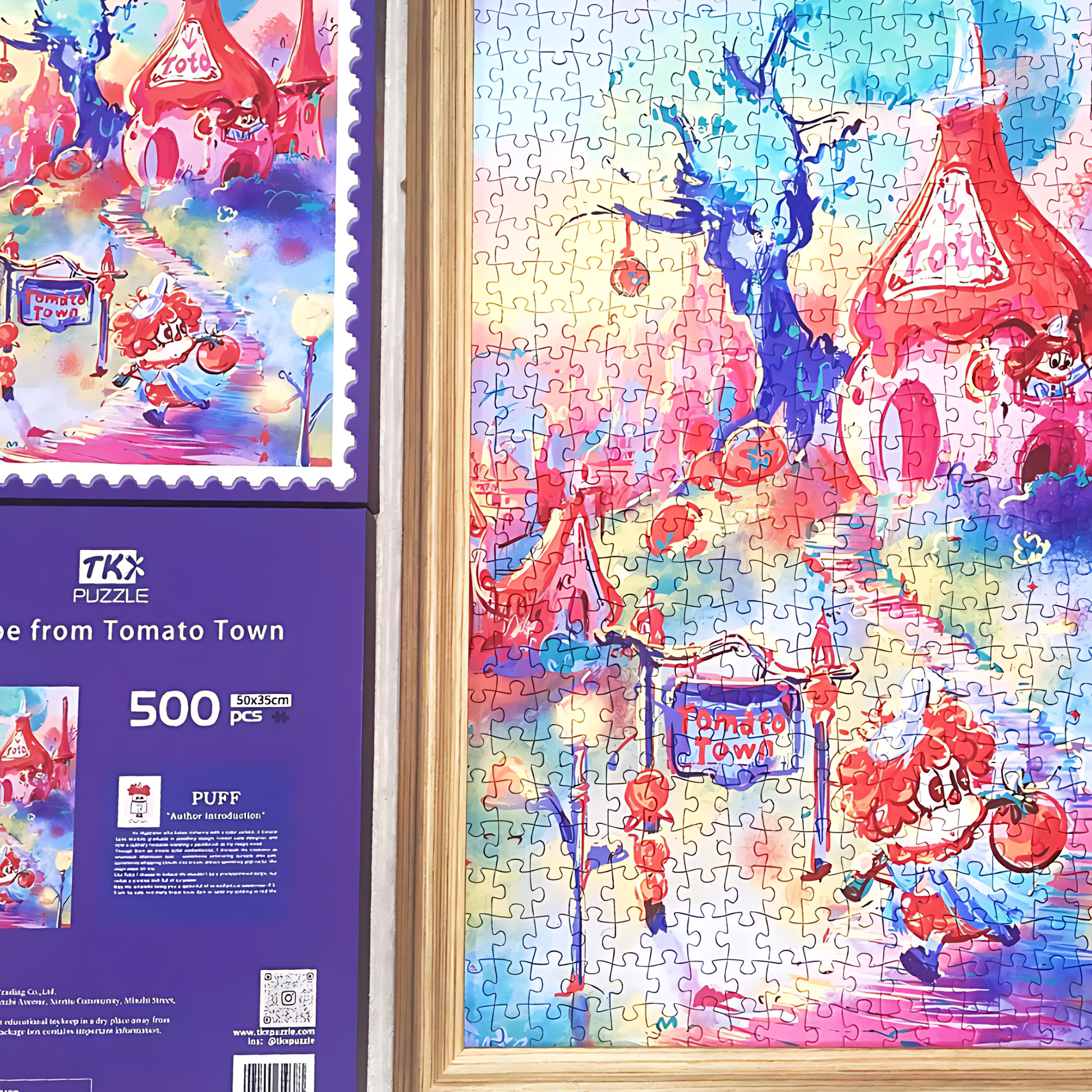 Escape from Tomato Town | TKX | 500 Piece Puzzle | Jigsaw Puzzle - Mystery Matrix