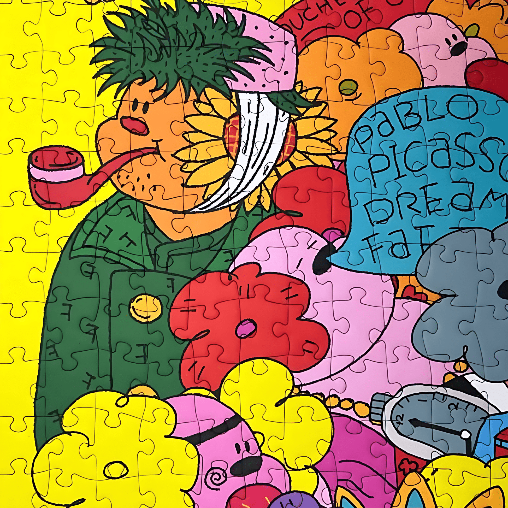 FaFaDog Artist | Puffinkids | 1000 Piece Puzzle | Jigsaw Puzzle - Mystery Matrix