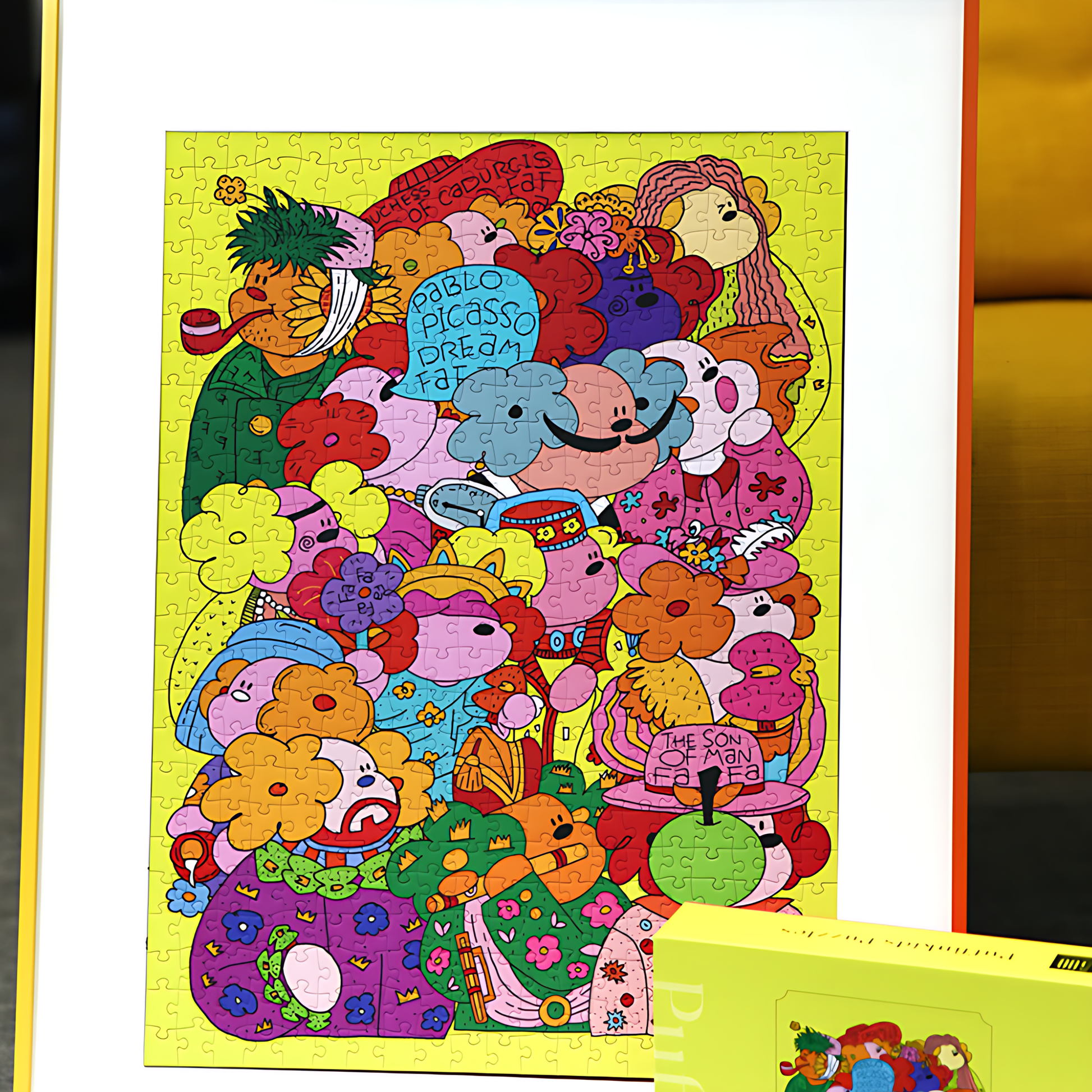 FaFaDog Artist | Puffinkids | 1000 Piece Puzzle | Jigsaw Puzzle - Mystery Matrix