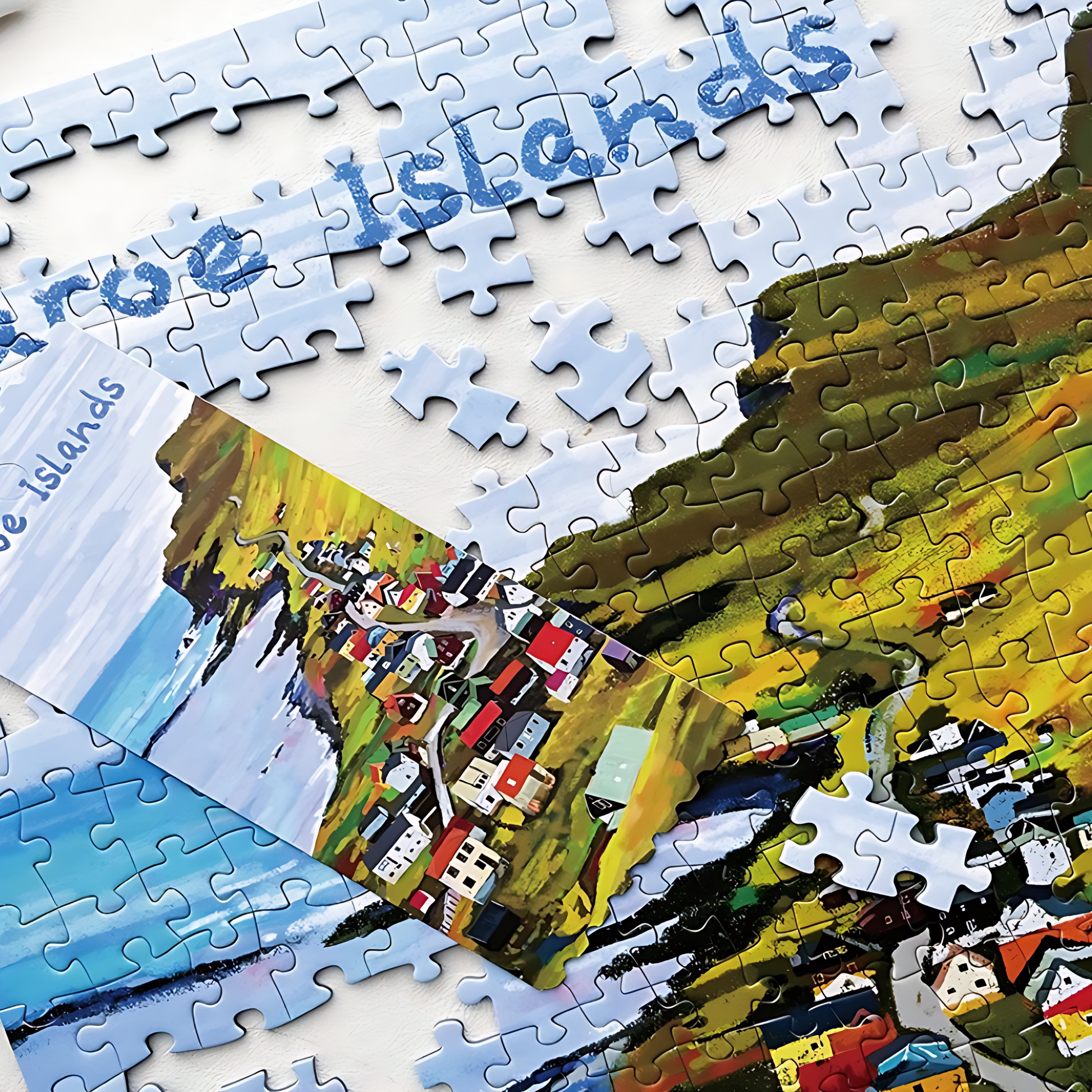 Faroe Island | Seren Art | 500 Piece Puzzle | Jigsaw Puzzle - Mystery Matrix