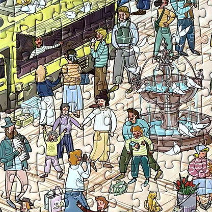 Find Cat | Botop | 1000 Piece Puzzle | Jigsaw Puzzle - Mystery Matrix