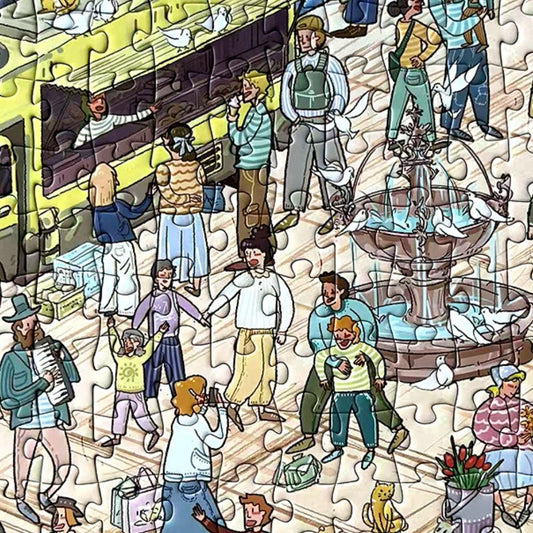 Find Cat | Botop | 1000 Piece Puzzle | Jigsaw Puzzle - Mystery Matrix