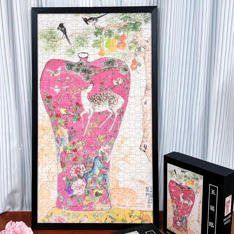 Five Blessings at Your Door | Dreamer Puzzle | 500 Piece Puzzle | Jigsaw Puzzle - Mystery Matrix
