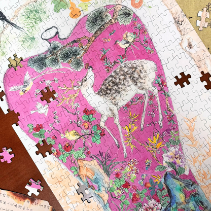 Five Blessings at Your Door | Dreamer Puzzle | 500 Piece Puzzle | Jigsaw Puzzle - Mystery Matrix