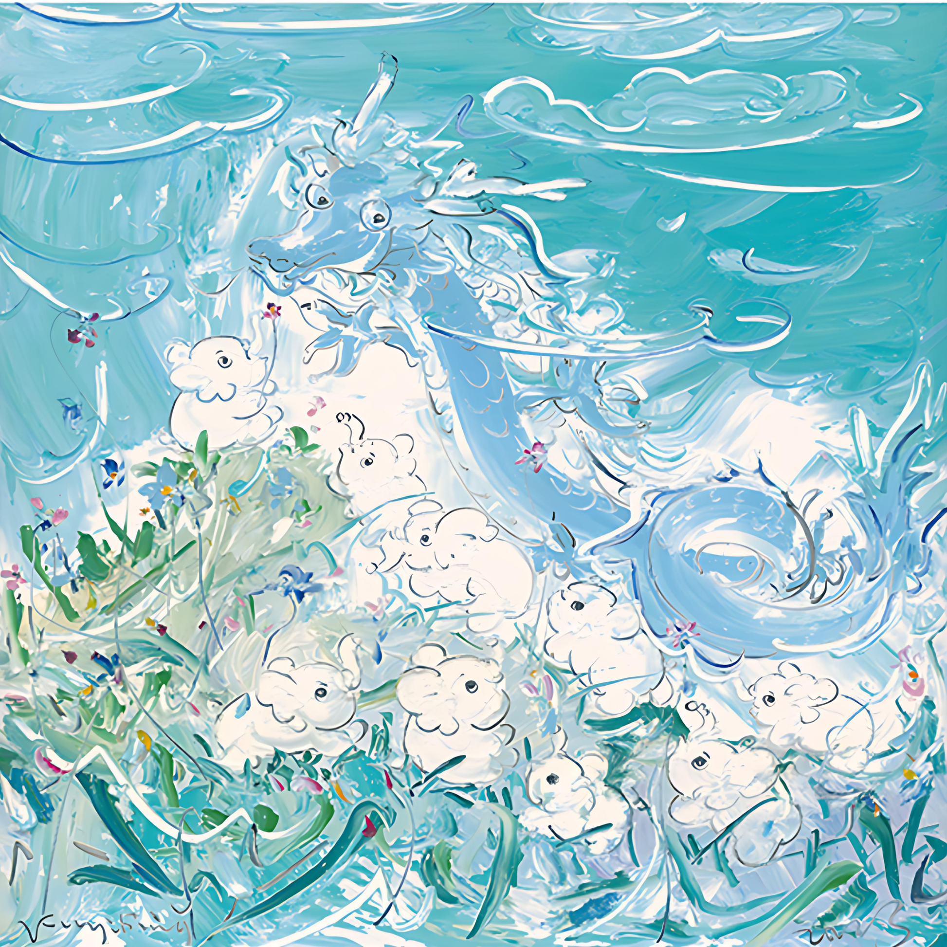Flight and Blessing | Seren Art | 324 Piece Puzzle | Jigsaw Puzzle - Mystery Matrix