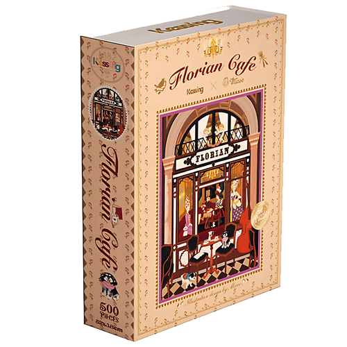 Florian Café | Kessing | 500 Piece Puzzle | Jigsaw Puzzle - Mystery Matrix