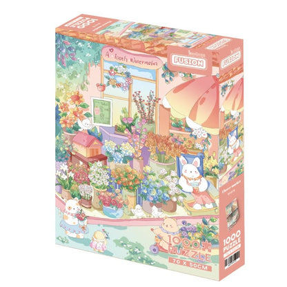Flower Market | Botop | 1000 Piece Puzzle | Jigsaw Puzzle - Mystery Matrix
