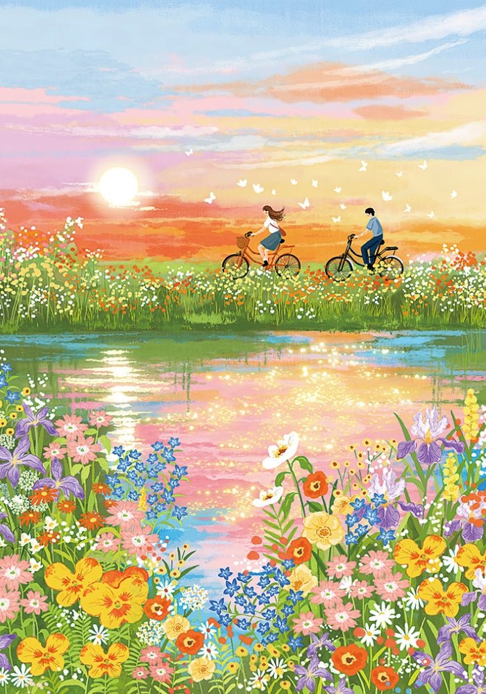 Flower River | Botop | 1000 Piece Puzzle | Jigsaw Puzzle - Mystery Matrix