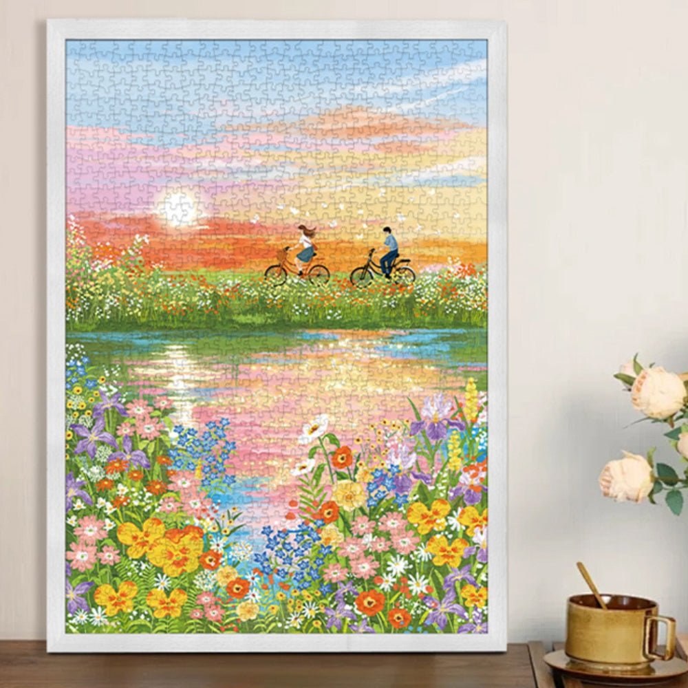 Flower River | Botop | 1000 Piece Puzzle | Jigsaw Puzzle - Mystery Matrix