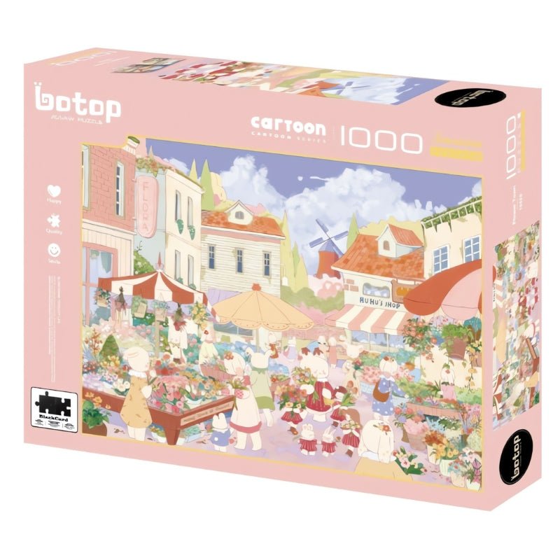 Flower Town | Botop | 1000 Piece Puzzle | Jigsaw Puzzle - Mystery Matrix